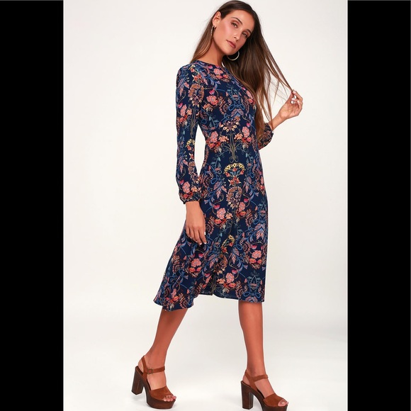 I Madeline Dresses & Skirts - Lulu’s Floral Dress